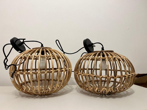 Bambus-Pendelleuchten qazqa