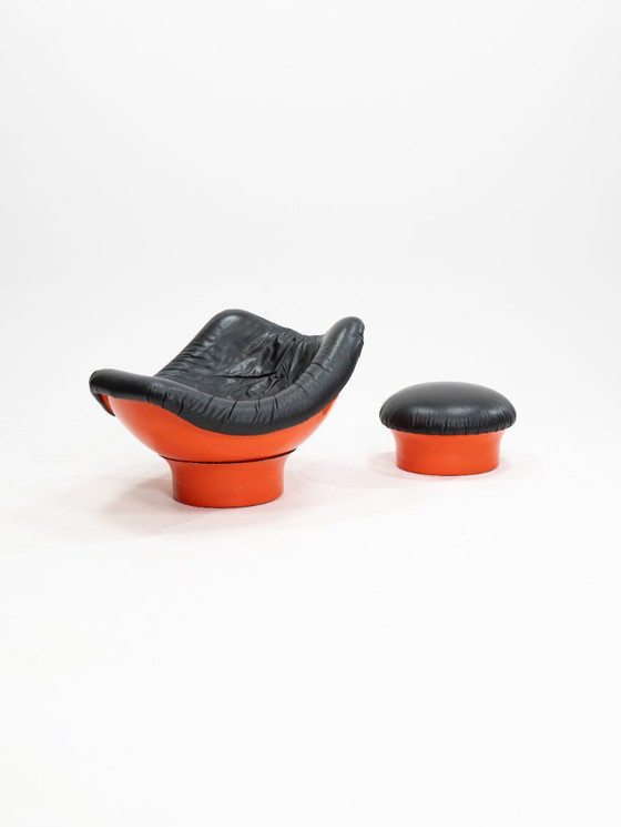 Image 1 of Rodica Sessel von Mario Brunu für Comfort, Italien, 1960er, 2er Set