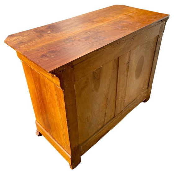 Image 1 of Louis Philippe 19th Century Walnut Burl Chest of Drawers