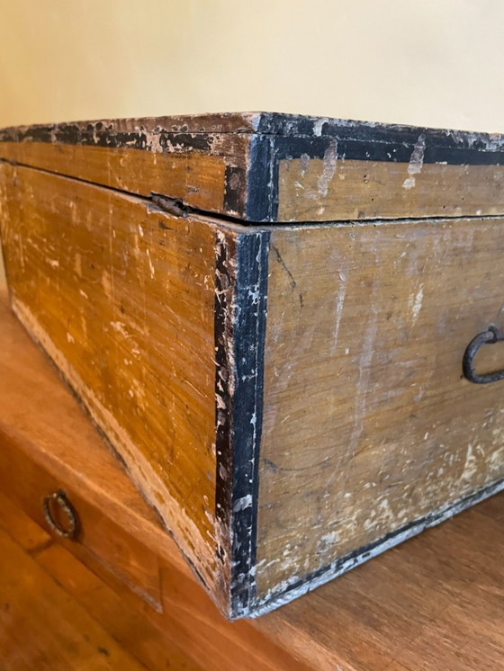 Image 1 of Atmospheric Le Chat Amidon Starch Advertising Box French