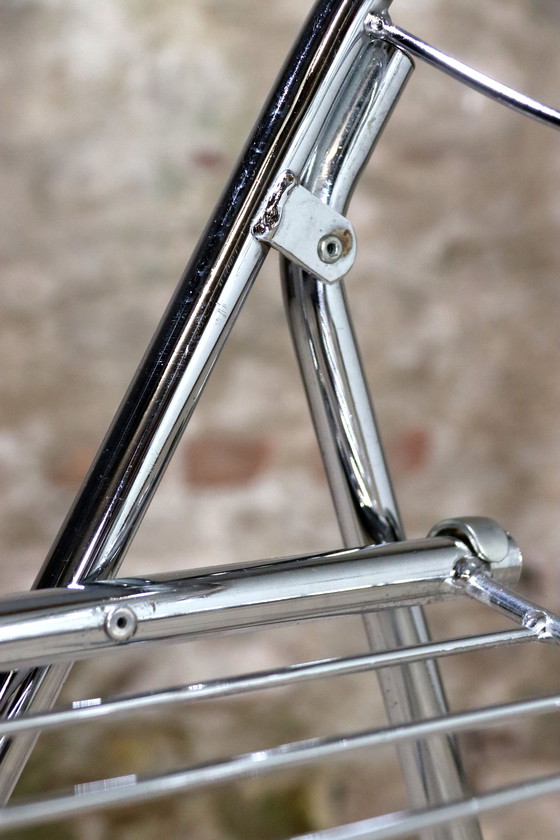 Image 1 of 2x Chrome Folding Chair