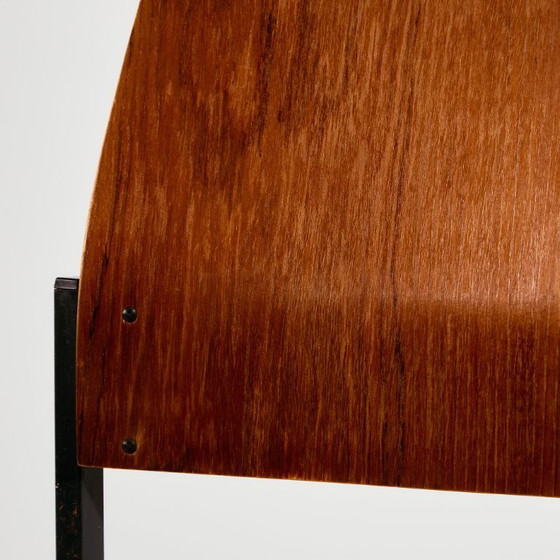 Image 1 of MK11372 Chaise en teck sur base métallique