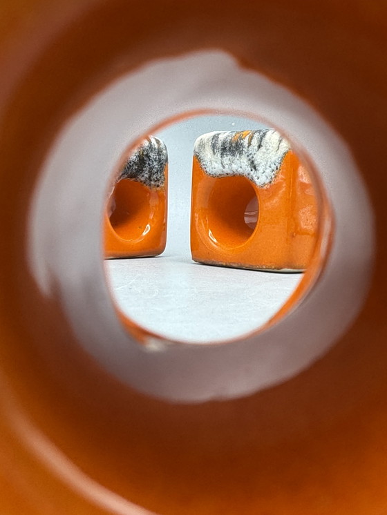 Image 1 of Vintage set of 3 ceramic candlesticks