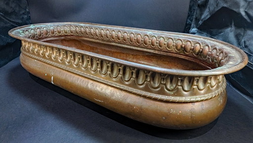 Vaso in rame martellato, Napoleone III (Bonnafous de Durfort), XIX secolo – decoratieve objecten, Brass, Copper