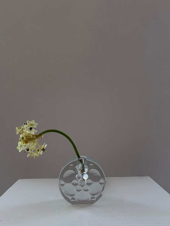 Vintage Walther Design solifleur vaas – Vazen, Glass, Mid Century Modern (photo 3 of 4)