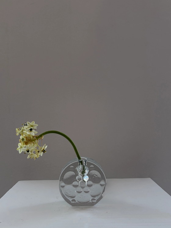 Vase soliflore vintage Walther Design – Glass, Mid Century Modern (photo 3 of 4)