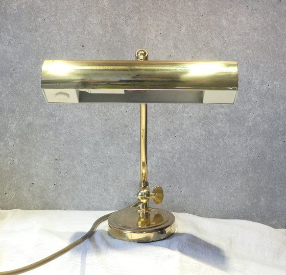 Image 1 of Pianolamp Jahn Classic Brass jaren 50 UK1aeb