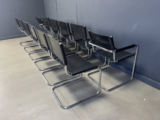 Image 1 of Mart Stam per Fasem, sedie a sbalzo, modello 'S33' - set da 12