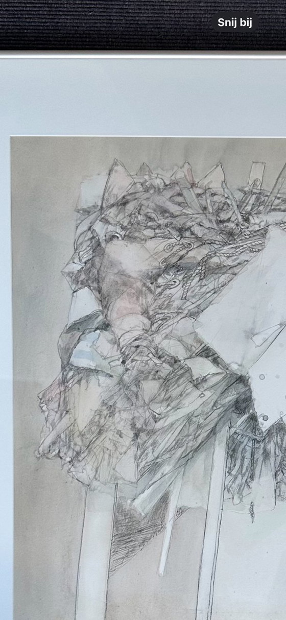 Image 1 of Drawing/Aquarelle Gradus Verhaaf (1932-2017) - Package Sailcloth