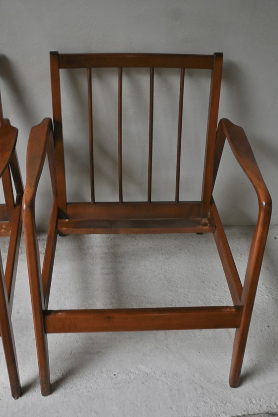 Image 1 of Set van twee vintage Scandinavische fauteuils