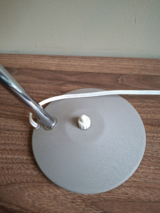 Aluminor Nice "Cocotte" Schreibtischlampe | 50er/60er Französisches Design, Tischlampen, Chrom, Metall (Foto 9 von 10)