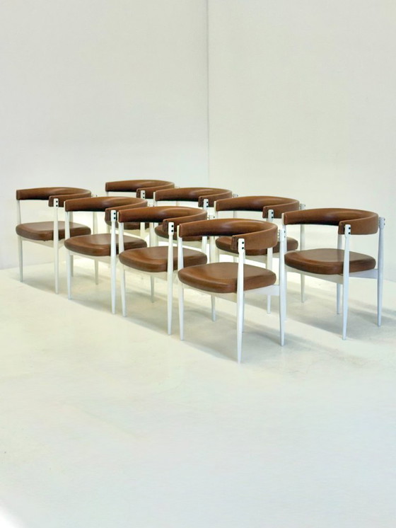 Image 1 of Sedie da tavolo da pranzo vintage di A. Dal Vera e Figli e di Flam Sansoni