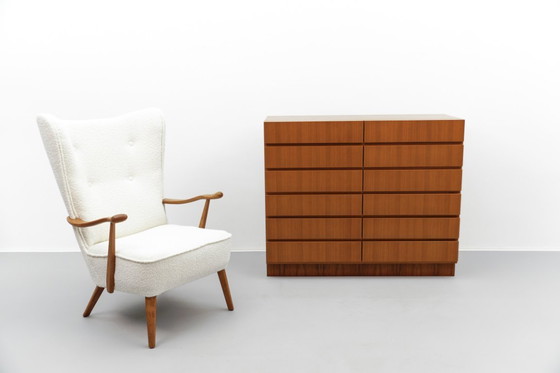 Image 1 of Mid-Century Walnut Chest of Drawers, 1960s