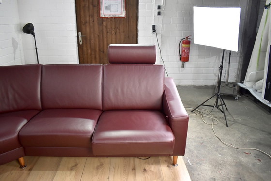 Image 1 of Canapé en cuir Gepade Canapé d'angle en cuir