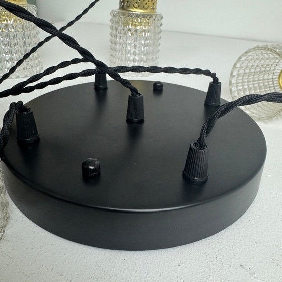 Image 1 of VINTAGE 5-LIGHT CASCADE CHANDELIER