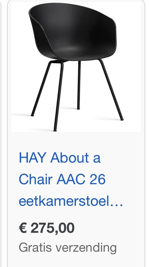 Image 1 of 3X Hay Chair Black