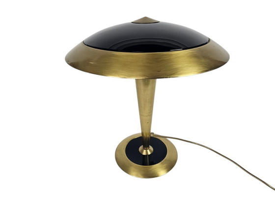 Image 1 of Egoluce - Oscar Torlasco - messing - tafellamp - 1980's