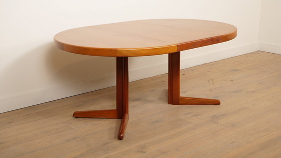 Image 1 of Tavolo da pranzo rotondo vintage | Allungabile | Bramin | Teak