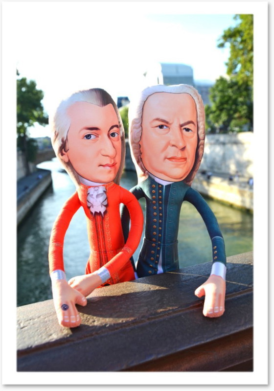 Image 1 of Mozart Gift | Classical Music Decor | Art Doll Collectible | Music Lover Gift