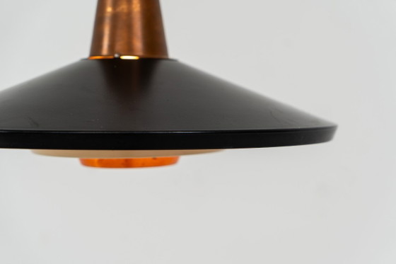 Image 1 of Striking Danish pendant light (Denmark, 1950s).