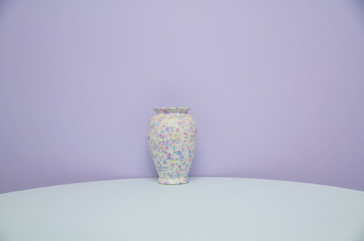 white & pastel West Germany vase Scheurich