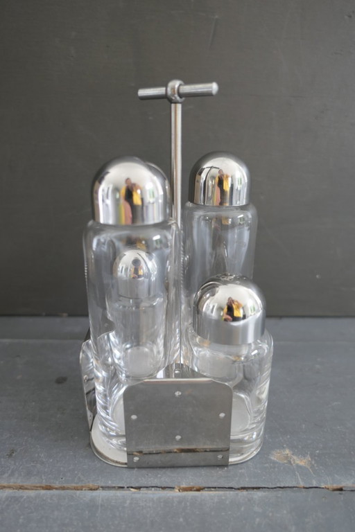 Spazio Mepra Corolla oil/vinegar set Giulio Iacchetti