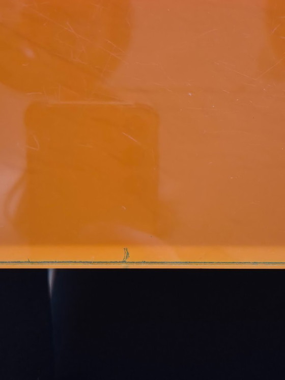 Image 1 of Prado Ciacci extendable table orange/white