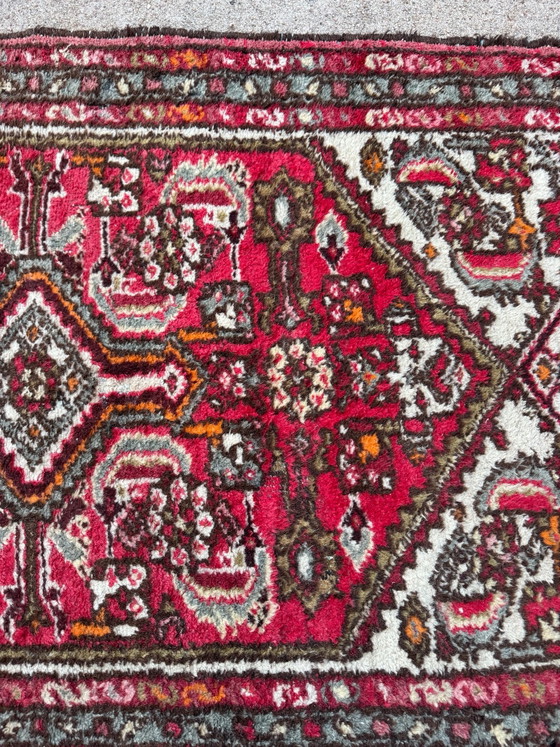 Small antique Hamadan Persian rug, Rugs & carpets, Wool, Red (photo 15 of 15)
