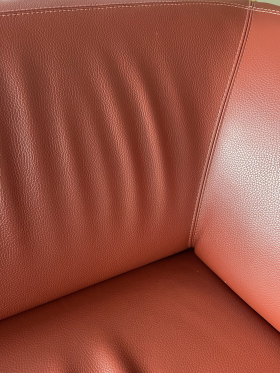 Image 1 of Leolux Flint 2,5 zits bank, Senso leder terracotta