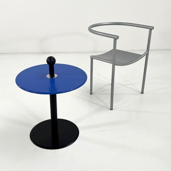Image 1 of Table d'appoint bleue de style postmoderne d'Ikea, années 1980