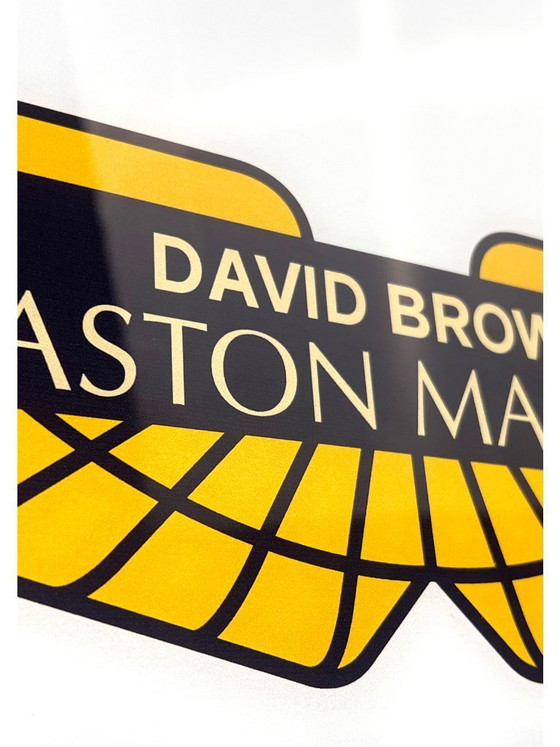 Image 1 of Aston Martin - Coche de David Brown - Letrero publicitario