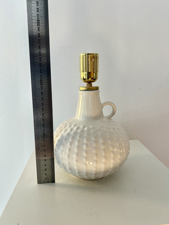 Image 1 of Rare mid-century vase lamp with Japanese shade