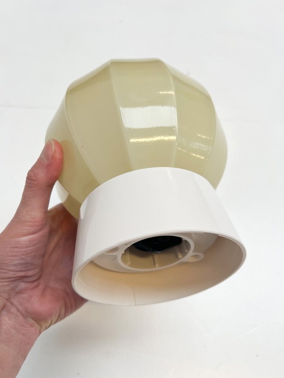 Image 1 of Lampada da soffitto Art Déco beige di Thabur, anni '40