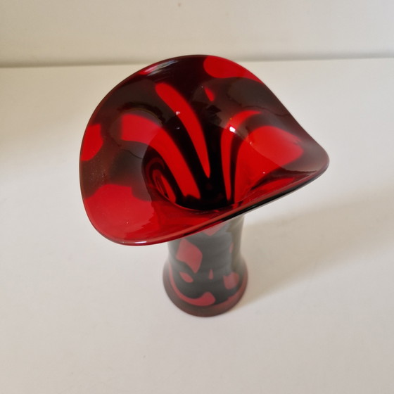 Vintage Glazen Vaas Mondgeblazen Vaas – Vazen, Glass (photo 10 of 11)