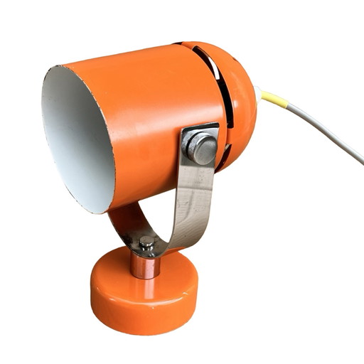 Lampe murale orange de l'ère spatiale, conçue par S. Indra, Tchécoslovaquie, années 1970.