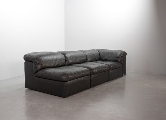 Canapé modulaire Jeep en cuir gris, années 1970, ensemble de 4 – Durlet, Canapés modulables, Leather (photo 17 of 38)
