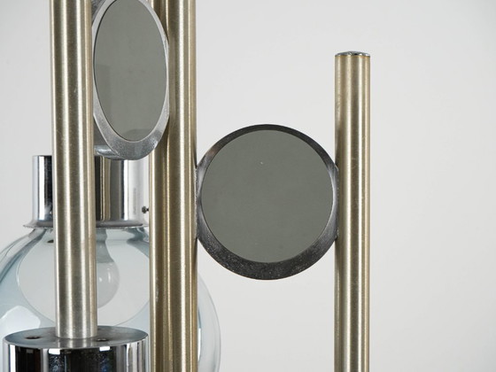 Image 1 of Lustre de style futuriste, verre de Murano, années 1970, fabriqué en Italie