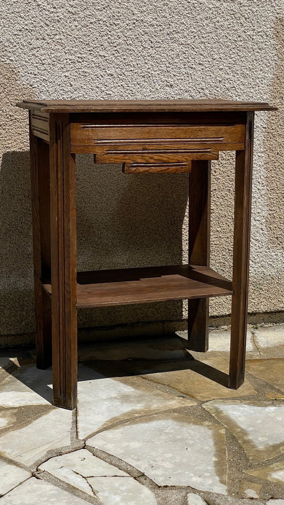 Image 1 of Comodino anni '40 in rovere massello, Francia