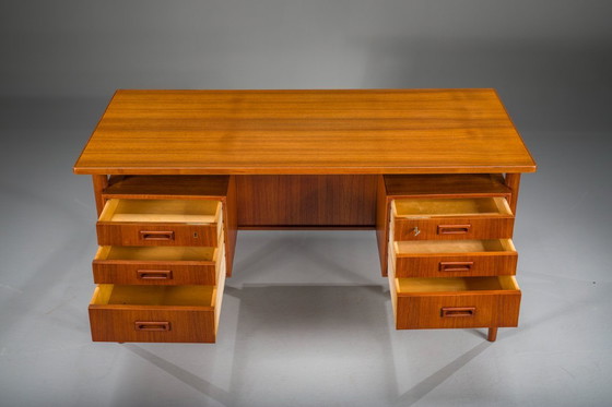 Image 1 of Modern Danish Teak Desk, 1950s