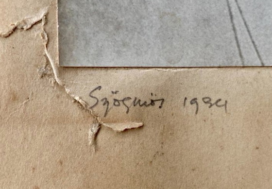 Image 1 of Avant Garde Photography Year 1934, Photography Xperiment Avant-Garde,  Composition.  Signed Original Photograph.