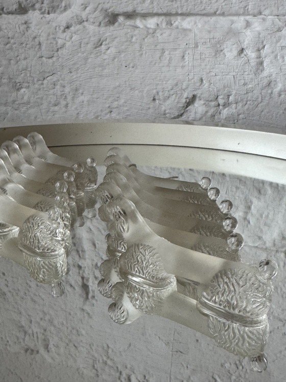 Image 1 of Art Deco Glass Poodle Knife Holder