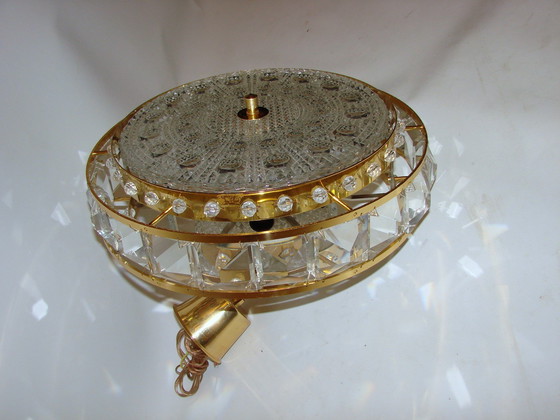 Image 1 of Kristall-Hängeleuchte Proj. Carl Fagerlund für Orrefors, Schweden, 1960er Jahre