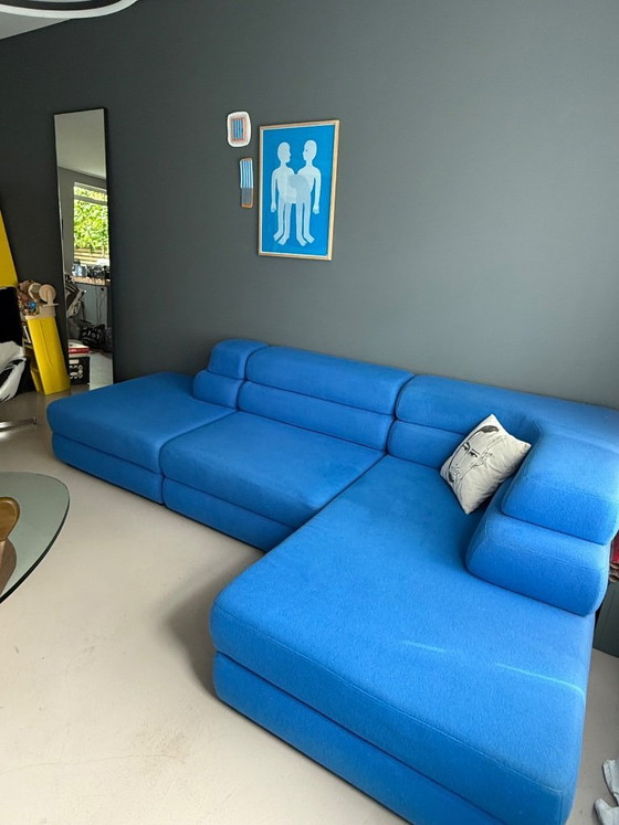 Image 1 of Studio Henk bank blauw wol