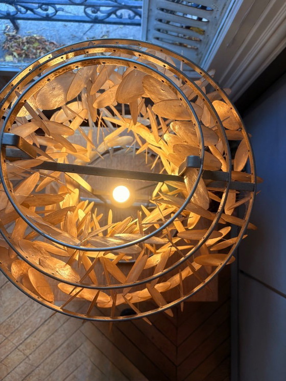 Image 1 of 2 Parelmoeren Lampen 75 cm – Vintage Design / Decor