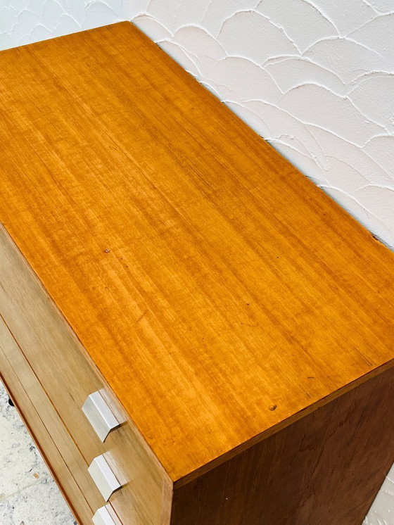 Image 1 of Vintage teakhouten commode met 4 lades, jaren 60 stijl, G-Plan