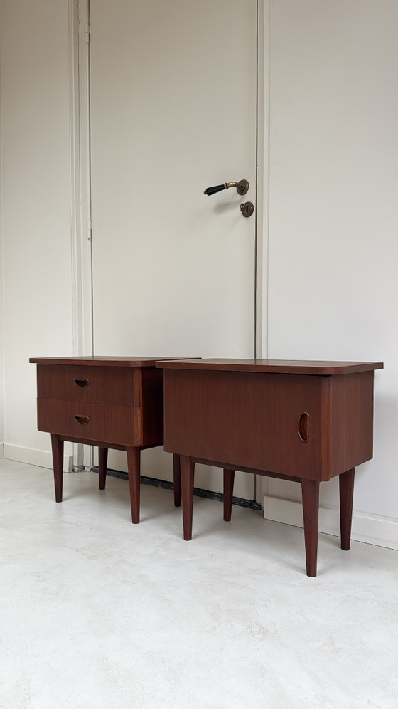 Image 1 of Comodini vintage in teak