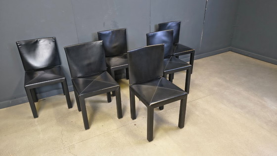 Image 1 of Arcadia dining chairs by Paolo Piva for B& B Italia set of 6