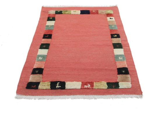 Image 1 of Original Modern Perser Gabbeh,Kelim Woll Teppich 145 x 100 cm Top Zustan