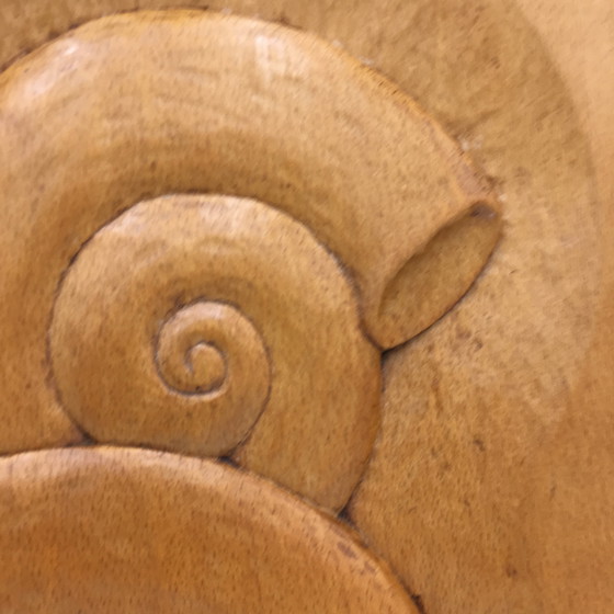 Image 1 of Scultura da parete in legno