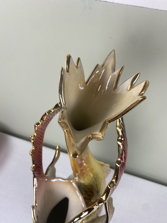 Image 1 of Large Vintage Fish Vase